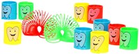 Duckiez Slinky Spielzeug Zahn - bunte Mini-Feder für Kinder-2