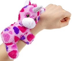 Bracelet claquant licorne en peluche accessoire coloré pour enfants