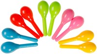 Mini maracas jouet coloré 2 pièces instrument de musique plastique-2