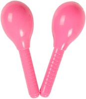Mini maracas jouet coloré 2 pièces instrument de musique plastique-3
