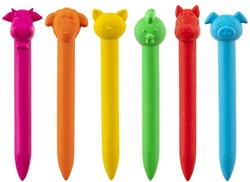 Dieren wasco Buntstifte für Kinder - Assorti - 6 Stück