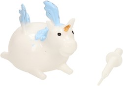Ballon Ball Einhorn Spielzeug magischer Hüpfball weiß unicorn