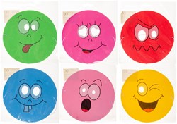 Foammasker lachgezicht Kindermaske - fröhliches Gesicht aus Schaumstoff