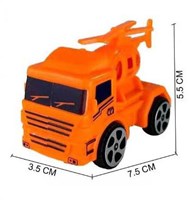 Duckiez Baufahrzeug Spielzeug Pull-Back Truck Kunststoff bunt-3