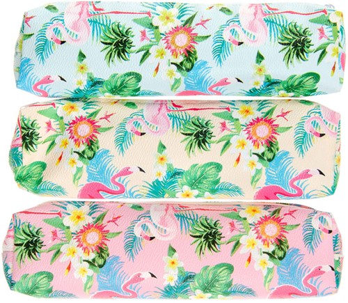 Duckiez Federmäppchen Flamingo tropisches Design Kunststoff Schule