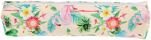 Duckiez Federmäppchen Flamingo tropisches Design Kunststoff Schule-2