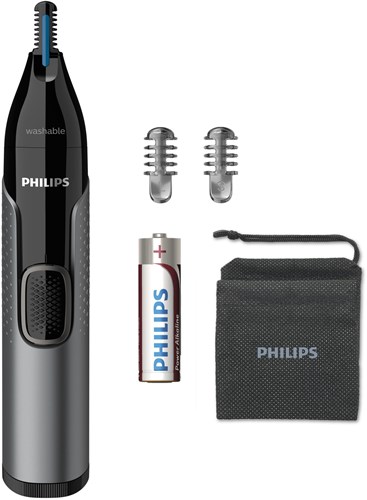 Philips Nasentrimmer Series 3000 NT3650/16 - Präzisionstrimmer grau