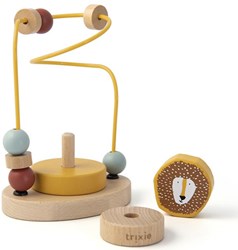 Trixie Holzperlenlabyrinth - Lernspielzeug Mr. Lion gelb FSC Holz