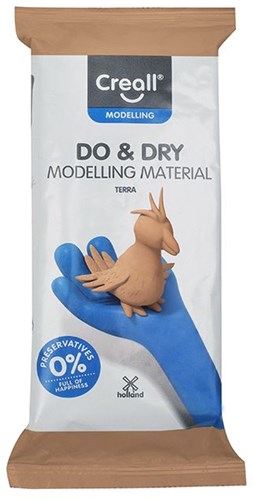Creall Modelliermasse selbsthärtend 500g terracotta - lufttrocknender Ton