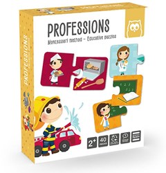 EurekaKids puzzle éducatif métiers et objets - Jouet Montessori