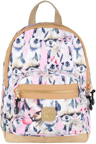 Pick & Pack Rucksack Alpaka S rosa Kinderrucksack nachhaltig 7L