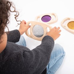 TickiT Glitzerpaneele Spielzeug Set aus 3 - Easy Hold Lernspielzeug