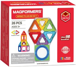 MAGFORMERS coffret de construction magnétique Basisset Plus 26 pièces jouet