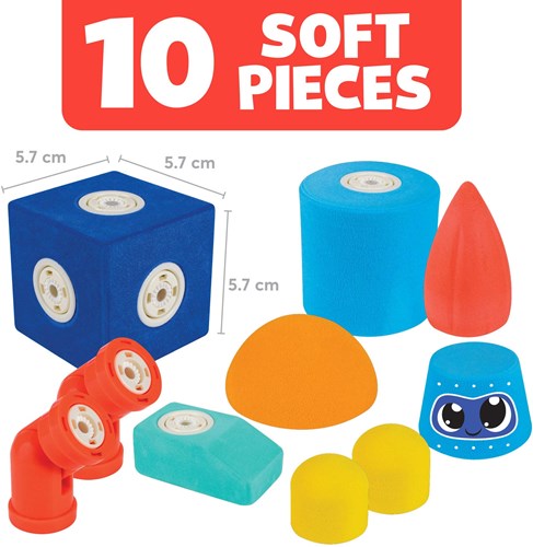 Blockaroo Magnetische Foam Blokken Robot Box, 10dlg.-2