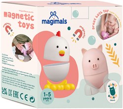 Clics magnetisches Spielzeug Magimals Bauernhof Tiere Badespielzeug