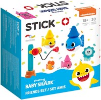 Stick-O -  Baby Shark Friends Bouwset - 30dlg.