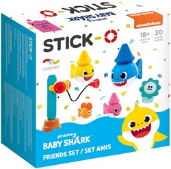 Stick-O -  Baby Shark Friends Bouwset - 30dlg.