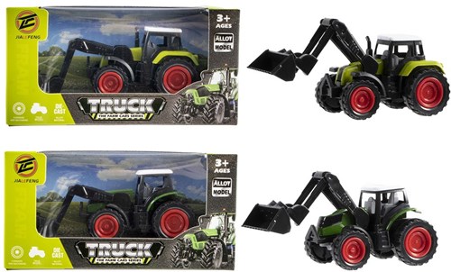 Metalen Tractor met Voorlader-2