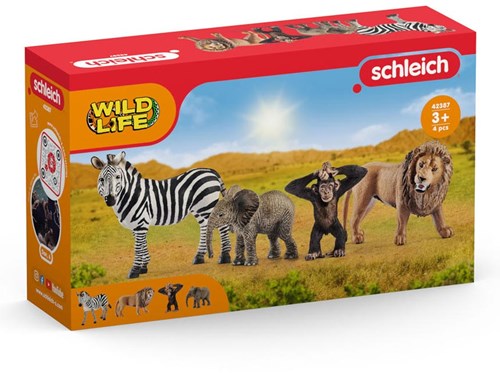 Schleich Wild Life coffret de figurines - découvre les animaux sauvages