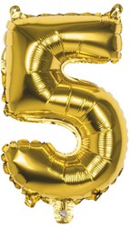 Folienballon 5 Gold 22005