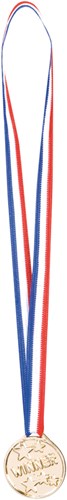 6 medailles winner rd/wt/bl lint 42055