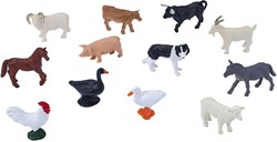 Mojo Farmland Mini Boerderijdieren Speelset, 12dlg.  - 380053