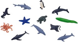 Mojo Meerestiere Mini Spielset - Sealife 12-teilig Spielfiguren