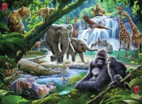 Ravensburger puzzle Animaux de la jungle - Puzzle XXL enfants 100 pièces animaux-2