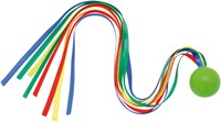 Eduplay Regenbogenball Spielzeug mit Bändern - bunter Kometenball
