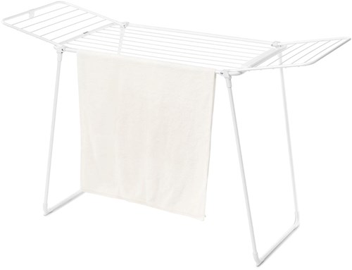 Brabantia étendoir HangOn Too 18 mètres blanc séchoir pliable-2