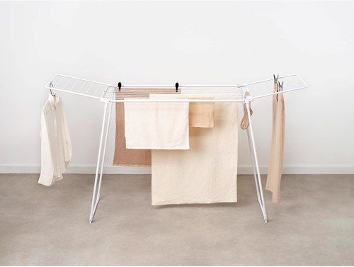 Séchoir Brabantia HangOn Too 22 mètres blanc - étendoir pliable-3