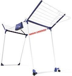Leifheit séchoir Pegasus 200 solid deluxe mobile - étendoir à linge sur roulettes