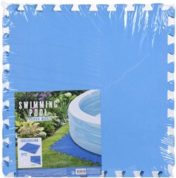 Tapis de protection piscine mousse bleu 50x50cm - tapis de jeu doux 9 pièces