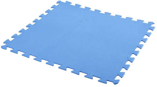 Tapis de protection piscine mousse bleu 50x50cm - tapis de jeu doux 9 pièces-2