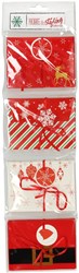 Cadeaukaart Geschenkbox Weihnachten Geschenkverpackung Multi Farben 4 Stück