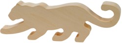 Kids at Work Holz Panther Figur Spielzeug Dekoration