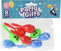 Maracas jouets samba colorés 8 pièces cadeaux d'anniversaire enfants