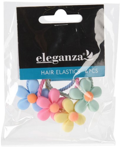 Haargummis bunt Blumenaccessoire für Kinder Haarstyling-2