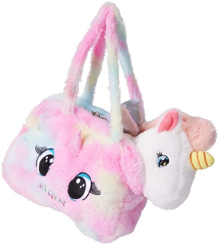Pluche Tas met Eenhoorn in Tas