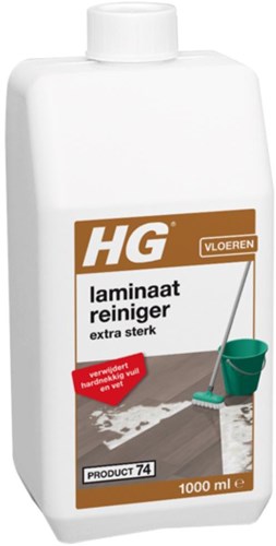 HG Laminat Kraftreiniger 1 Liter - starker Bodenreiniger Laminat