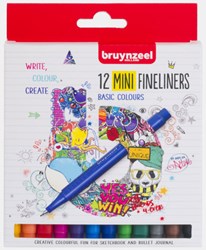 Bruynzeel Bruynzeel 12 mini fineliners 60241512