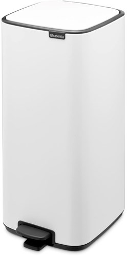 Brabantia Bo pedaalemmer 30 liter wit