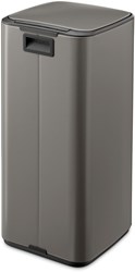 Brabantia Treteimer Bo 30 Liter platinum Abfalleimer nachhaltig