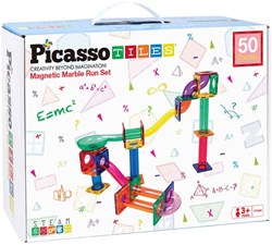 Picasso Tiles circuit à billes magnétique - 50 pièces - jouet éducatif