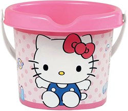 Androni Giocattoli Strand-Eimer Hello Kitty - Kunststoff Spielzeugeimer