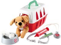 Ecoiffier Spielzeug Hund in Transportbox - Tierarzt Spielset Hund-2