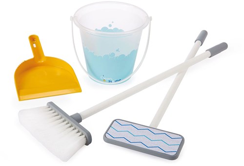 Ecoiffier Schoonmaak Trolley Blauw - 5dlg.-2