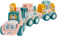 Ecoiffier bb Abrick Dierentrein met Bouwblokken - 51dlg.-2