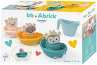 Abrick Badespielzeug Boote Tiere mit Gießkanne - buntes Badespielzeug Set