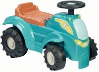 Ecoiffier Traktor Spielzeug fahrbar Kunststoff Stauraum blau-2